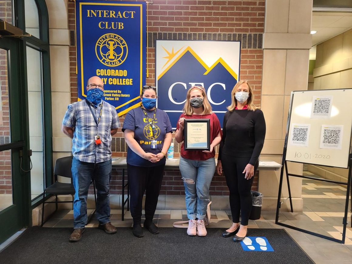 Student Spotlight: CECP Interact/Young Rotary Awarded Presidential Citation!