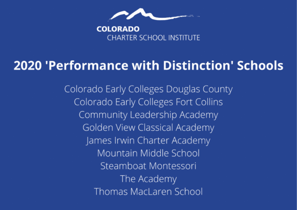 School Spotlight: CEC Parker Earns Performance with Distinction Rating for 2020!