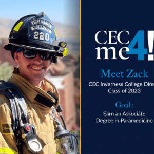 CEC4Me: Zack VanConett, CECI College Direct Senior and Firefighter/EMT!
