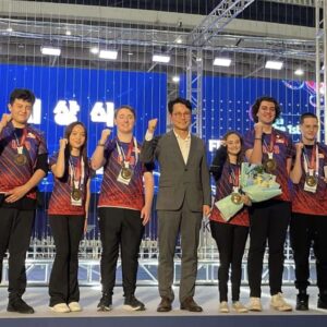 Student Spotlight: CEC Inverness 10th Grader, Charlotte Bertanzetti, Competes on the US National Drone Soccer Team at the World Championship in South Korea!