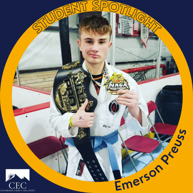 Student Spotlight: CEC Fort Collins 11th Grader, Emerson Preuss, Competes in 8 Professional Jiu Jitsu Fights!