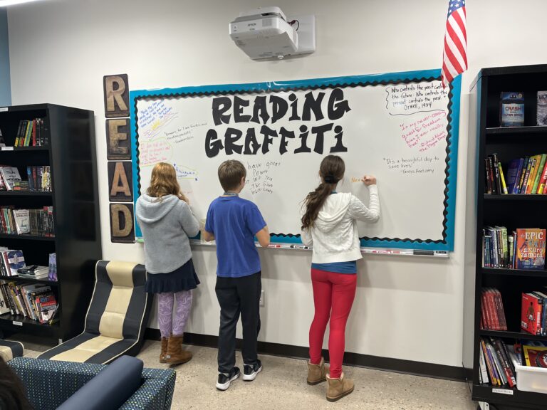 School Spotlight: CEC Windsor Creates “Reading Graffiti” Wall!