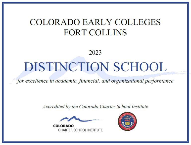 School Spotlight: CEC Fort Collins Earns Performance with Distinction Rating for 2023!