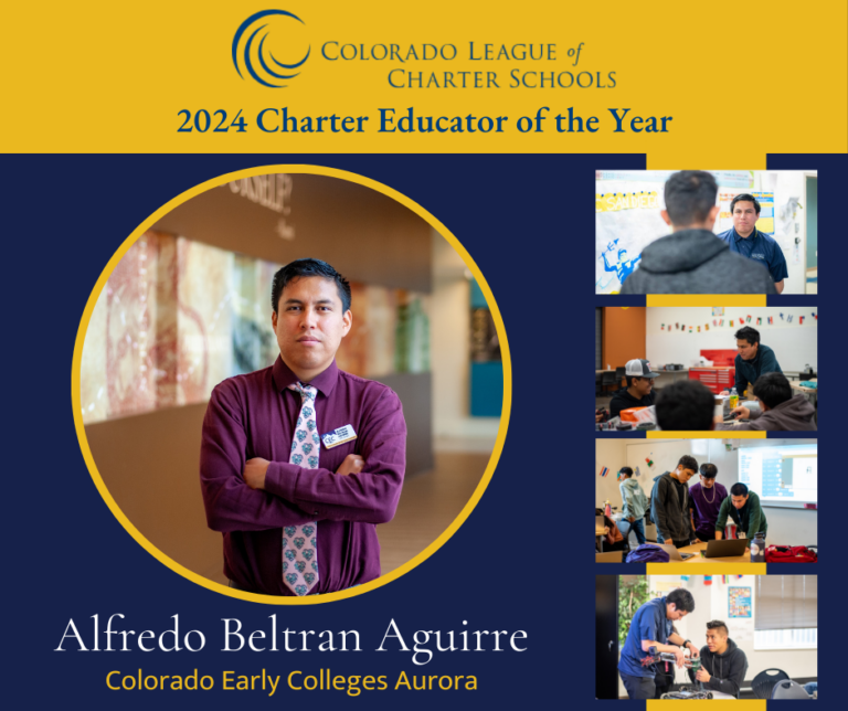 Staff Spotlight: Alfredo Beltran Aguirre, CEC Aurora Director of Innovation, Awarded Charter Educator of the Year!