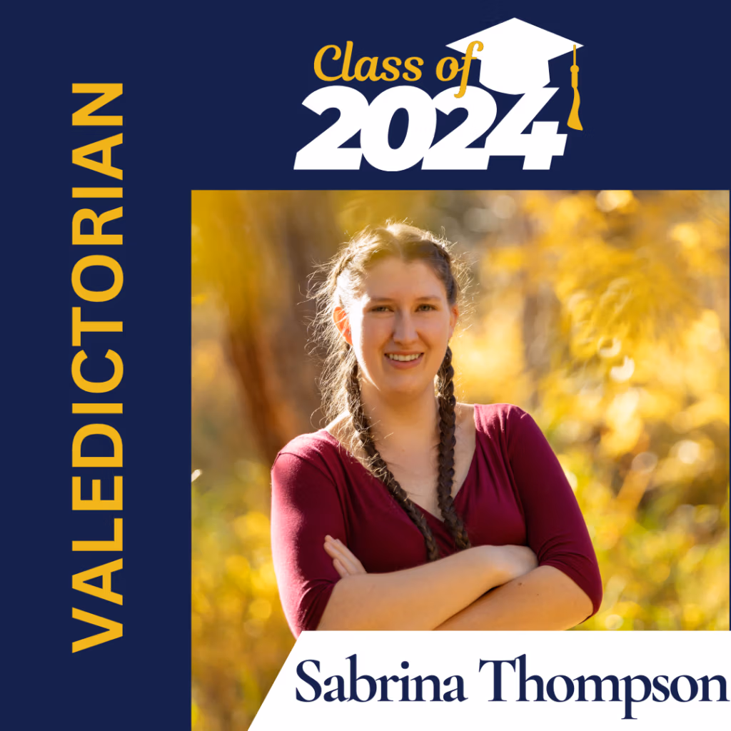 CEC Colorado Springs Valedictorian Sabrina Thompson