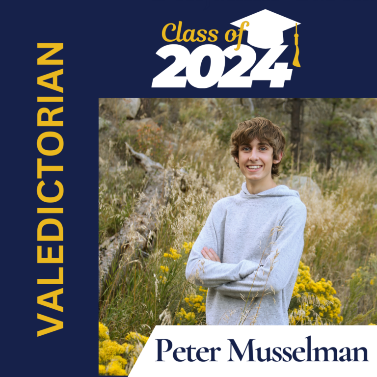 Student Spotlight: Congratulations to CEC Fort Collins Valedictorian, Peter Musselman!