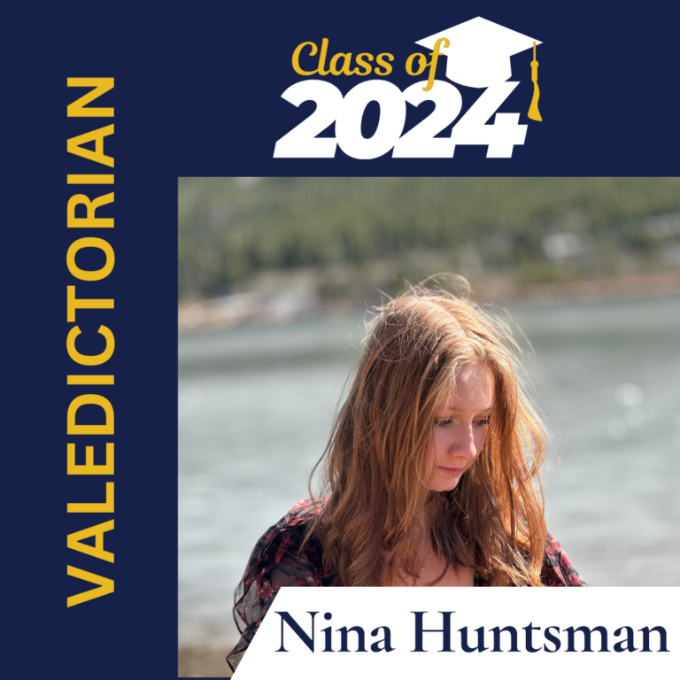 Student Spotlight: Congratulations to CEC Windsor Valedictorian, Nina Hunstman!