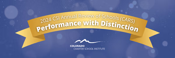 2024 CSI Annual Review of Schools (CARS) - Performance with Distinction Banner