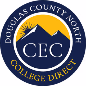 Douglas County North CEC College Direct blue logo.