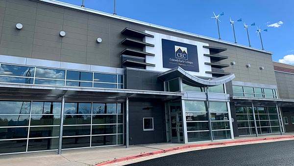 CECA-Building-sm Front of Colorado Early Colleges Aurora school building.