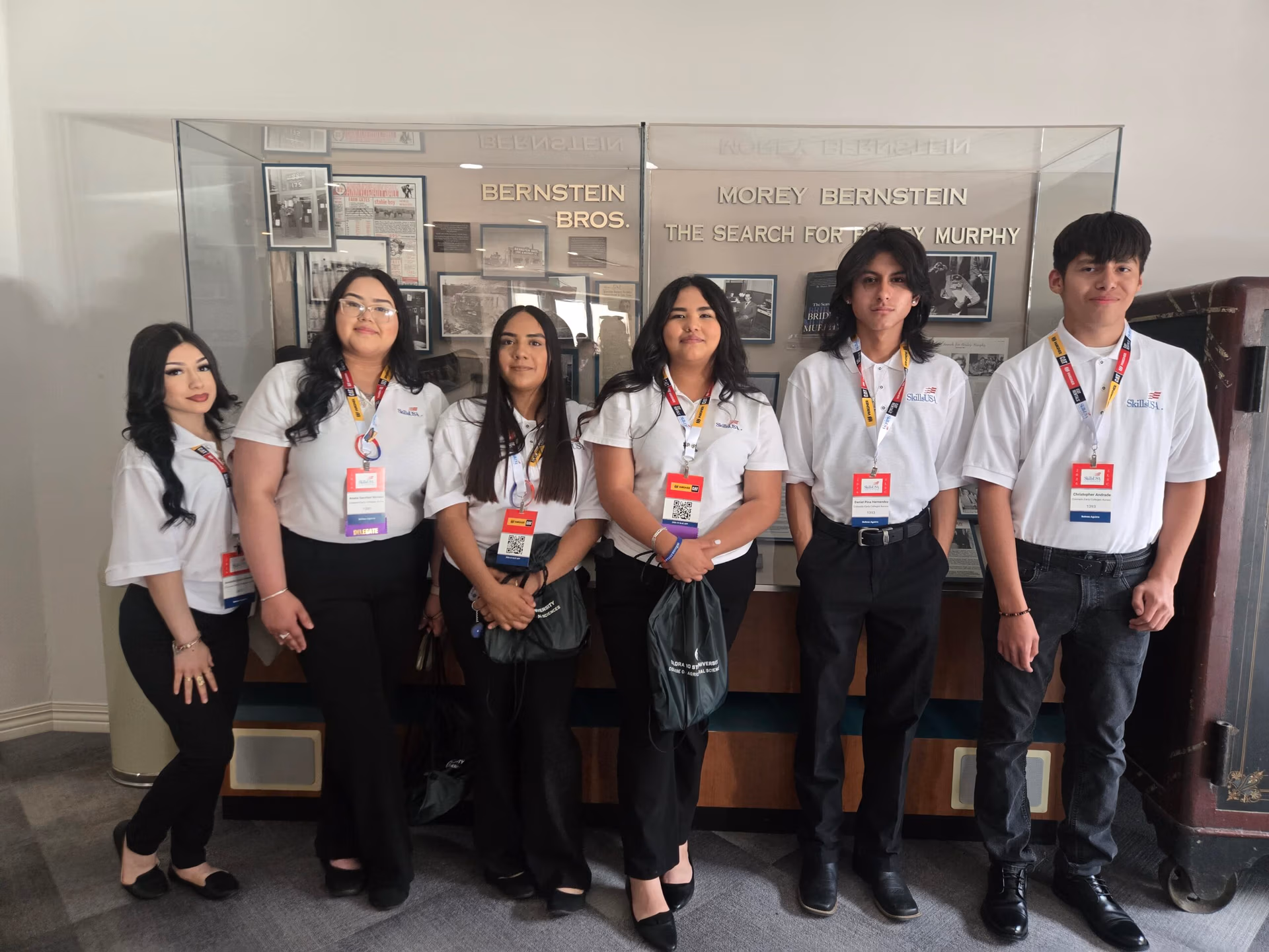 CEC Aurora students pose for a picture at the Skills USA Colorado.