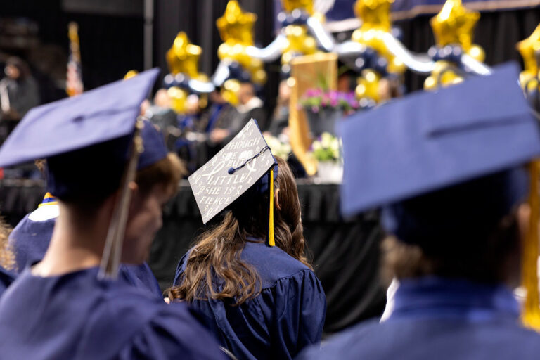 Back of CEC Fort Collins High School Graduates